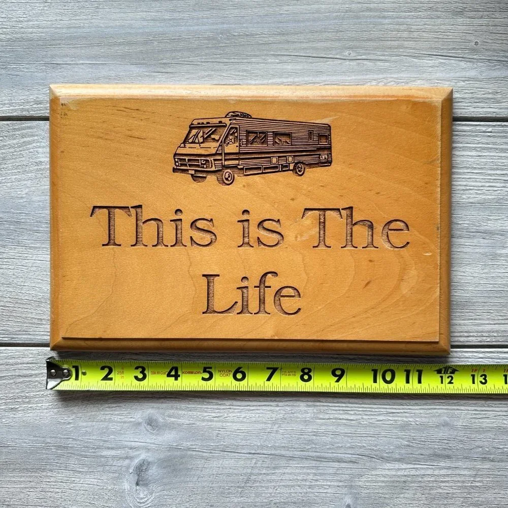 Vintage carved wooden